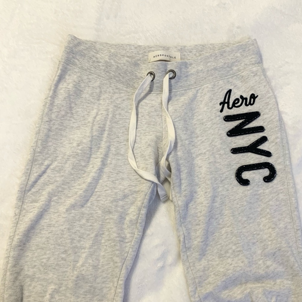 aeropostale gray new york sweatpants